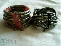 2br old crystal wear bracelets with natural rhodonite