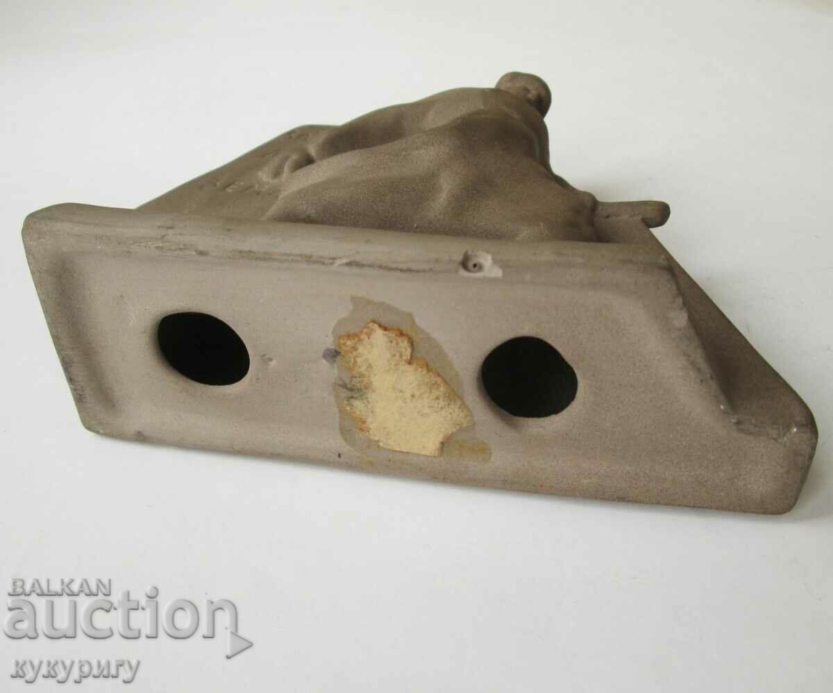 Old Russian USSR porcelain statuette figure soldier WWII - 5 Old Russian USSR porcelain statuette figure soldier WWII - 5