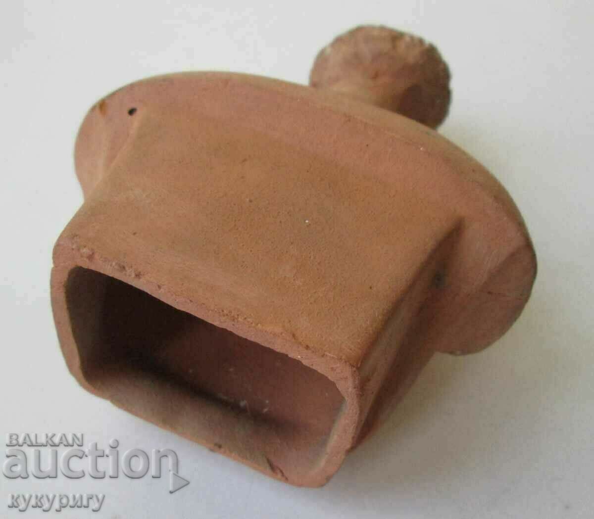 Old master ceramic bust Vaptsarov statuette figure - 5