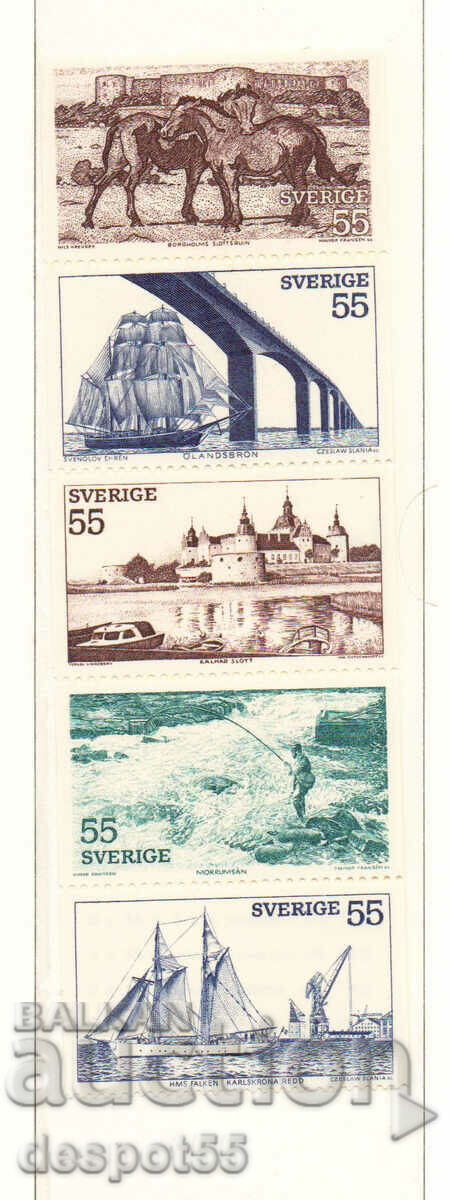 1972. Sweden. Tourism in Southeast Sweden. Strip.