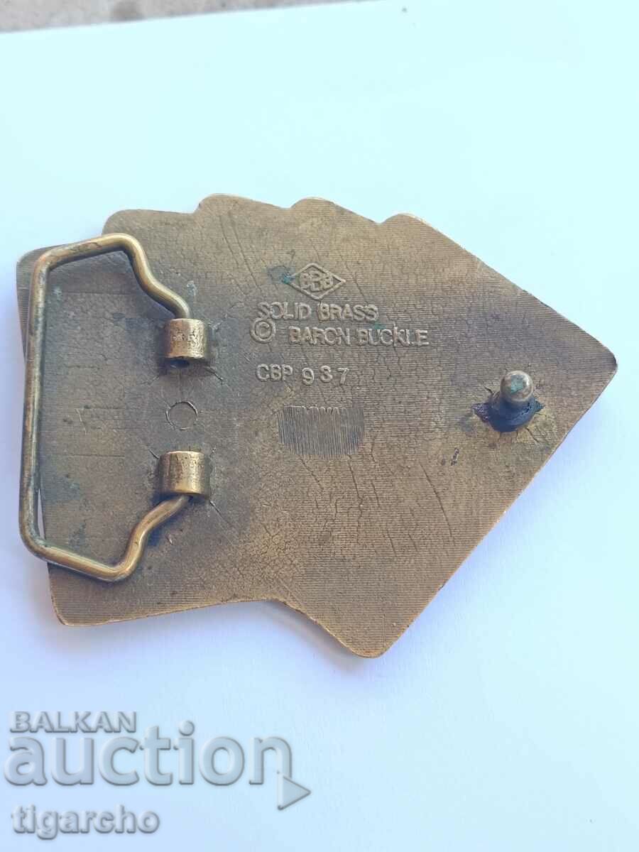 Delivery of Old brass buckle Delivery of Old brass buckle