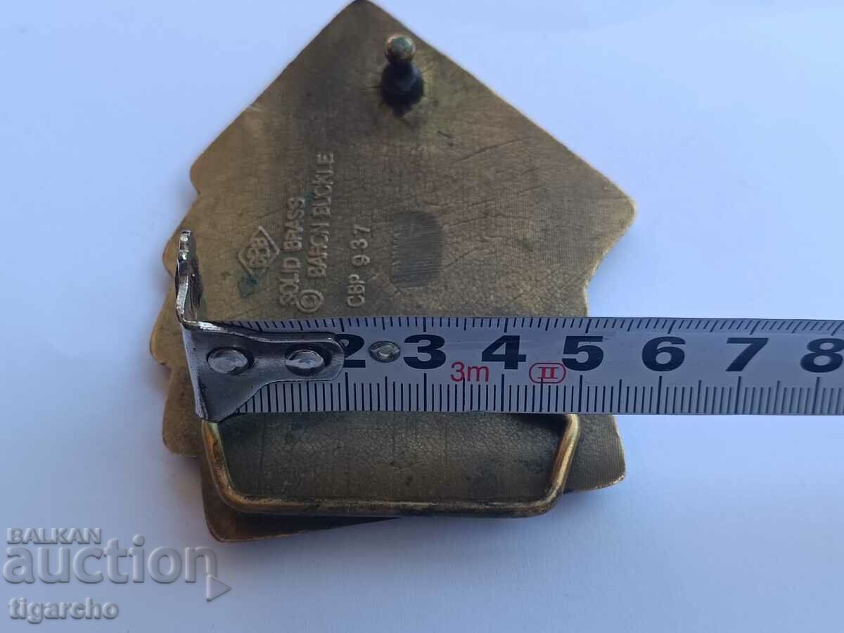 Old brass buckle - 6 Old brass buckle - 6