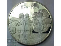 1000 de coroane 1974 30.13y 1100 de ani PROOF UNC argint