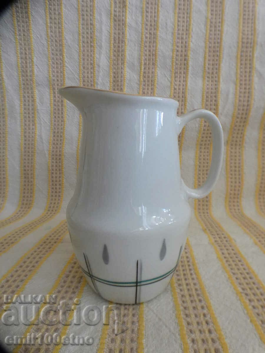 Small jug of old Bulgarian porcelain