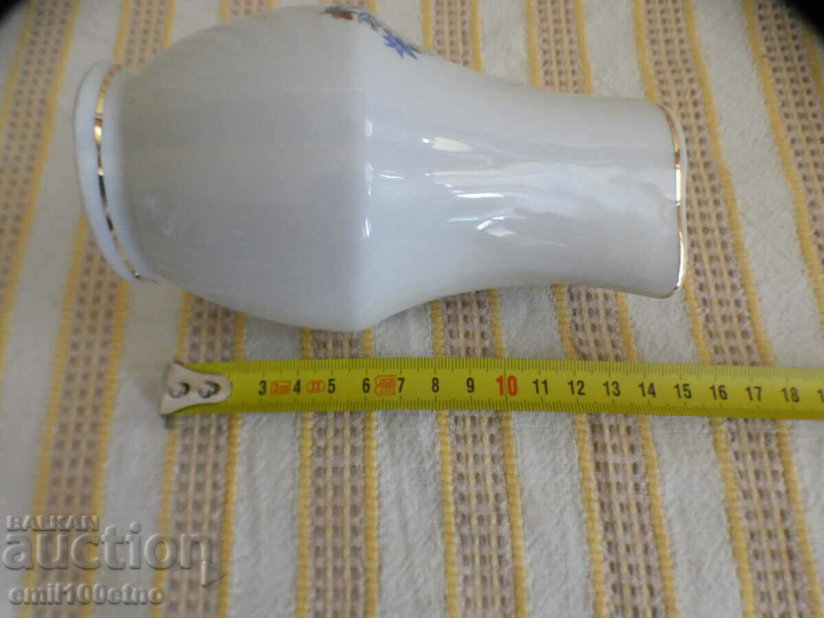 Small beautiful jug, old Bulgarian porcelain Kitka Novi Pazar - 7