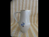 Small beautiful jug, old Bulgarian porcelain Kitka Novi Pazar