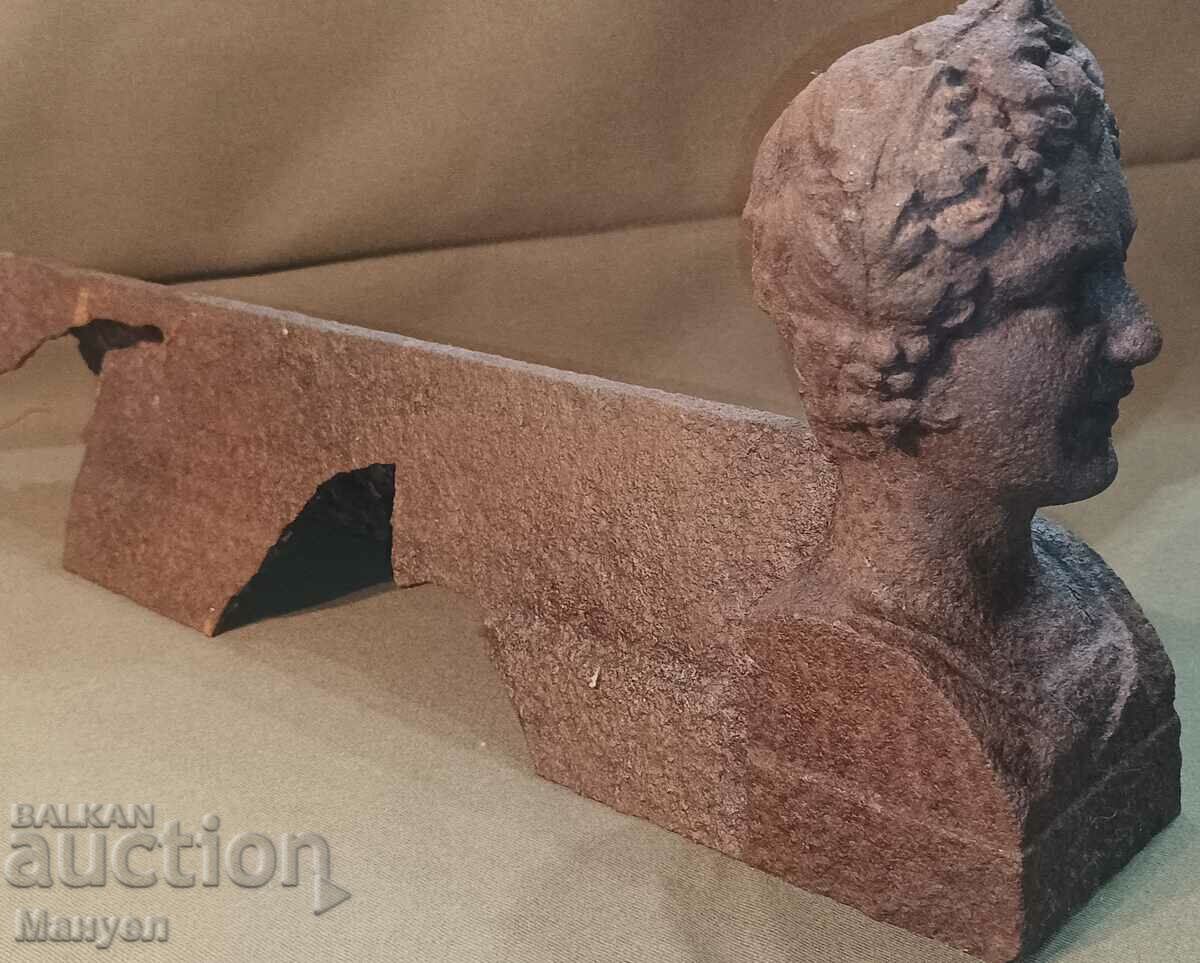 Παλιά βάση τζακιού από χυτοσίδηρο. - 5