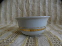 Turkish style coffee cup (without handle) old Bulgarian porcelain