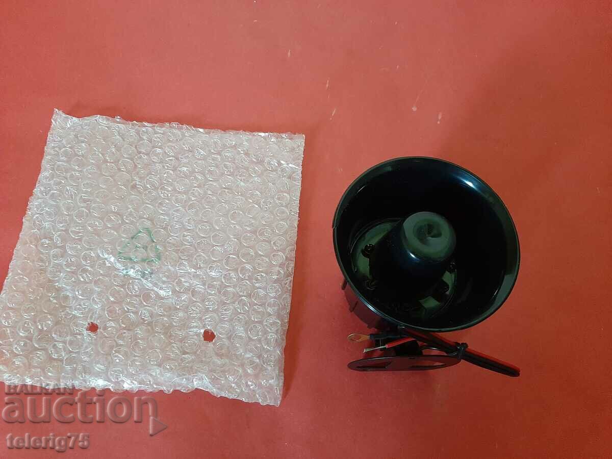 Powerful Electronic Car Alarm Siren-12V, 120dB with price 18.00 BGN | € 9.20 Powerful Electronic Car Alarm Siren-12V, 120dB with price 18.00 BGN | € 9.20