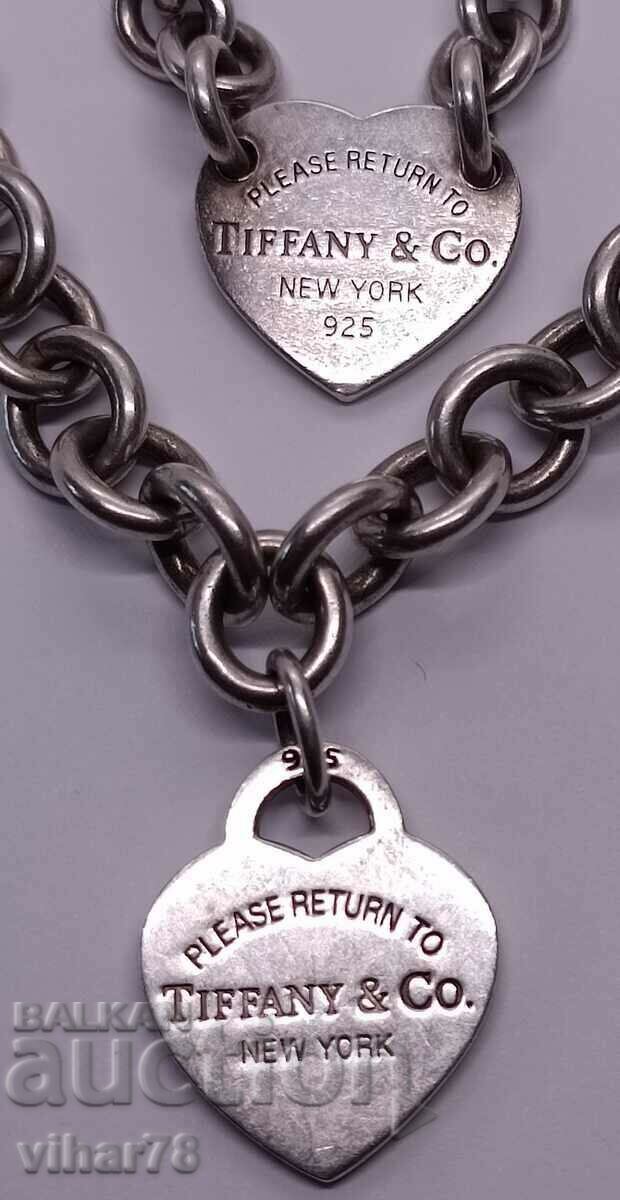 Brand TIFFANY Sterling Silver Necklace and Bracelet Set with price € 349.99 | 684.52 BGN