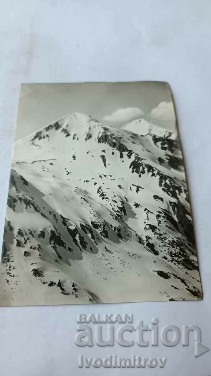 Καρτ ποστάλ Pirin Vihren and Kutela Peaks 1962