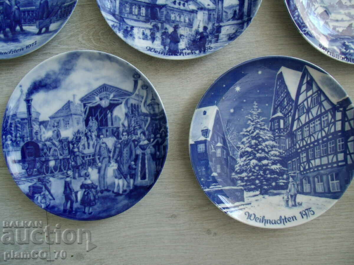 Auction No.*7061 old porcelain panels / plates - Berlin - lot 8 pcs Auction No.*7061 old porcelain panels / plates - Berlin - lot 8 pcs