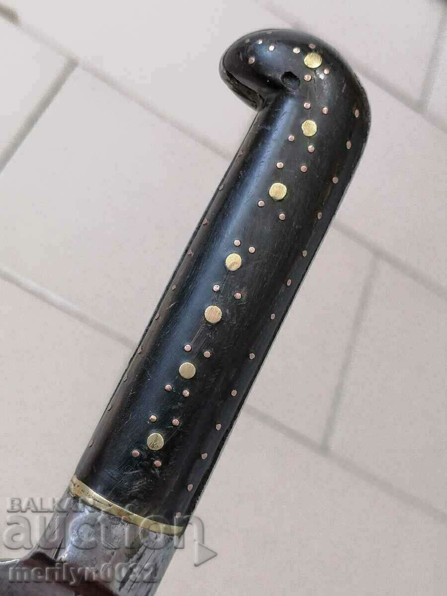 Bulgarian karakulak with the inscription haidushki knife saber - 5 Bulgarian karakulak with the inscription haidushki knife saber - 5