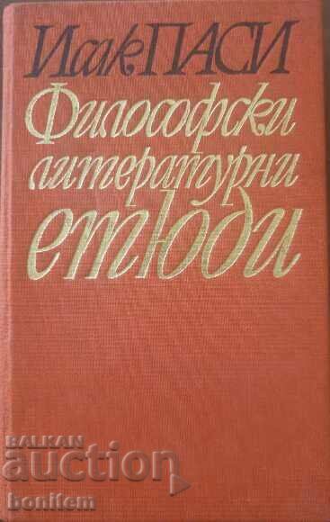 Philosophical Literary Studies - Isak Passi Philosophical Literary Studies - Isak Passi