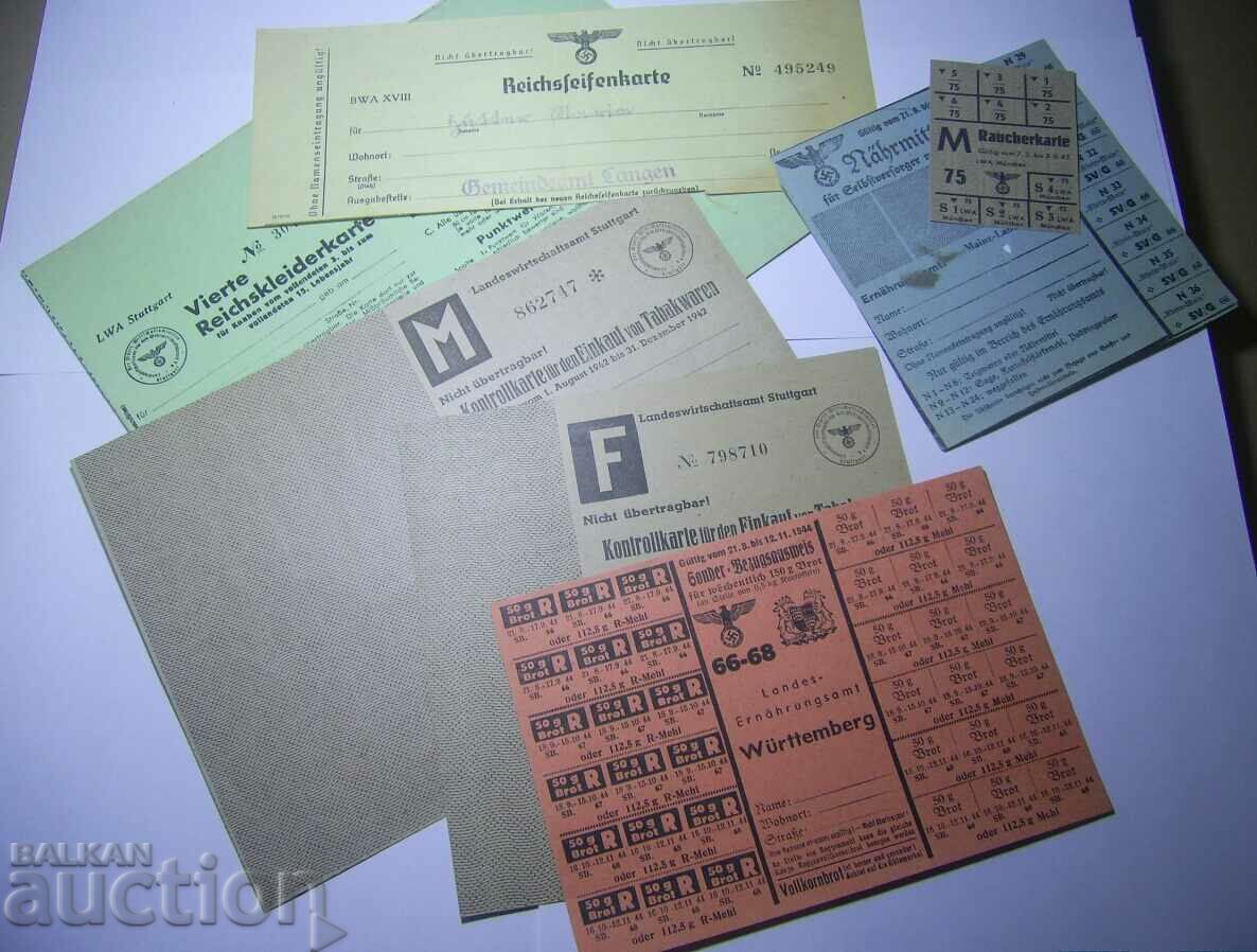 RR! Κάρτες και γραμματόσημα τροφίμων παρτίδας Γερμανίας με τιμή 1500.00 BGN | € 766.94 RR! Κάρτες και γραμματόσημα τροφίμων παρτίδας Γερμανίας με τιμή 1500.00 BGN | € 766.94