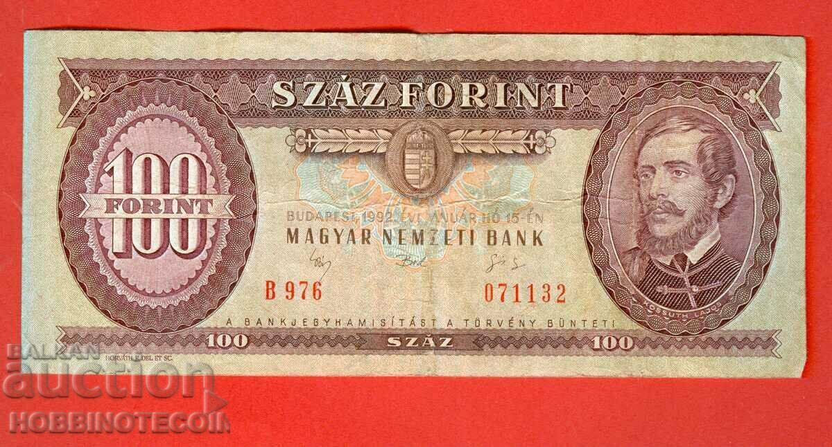 HUNGARY HUNGARY 100 Florin issue - issue 1992 HUNGARY HUNGARY 100 Florin issue - issue 1992
