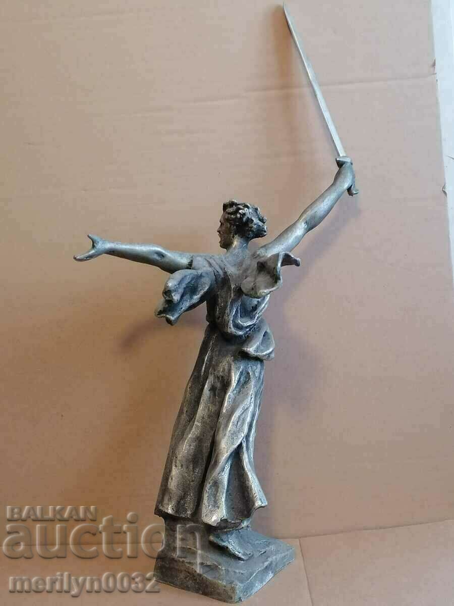 Auction  FIGURE TsAM Mamaev kurgan Motherland mat 69 cm USSR statuette