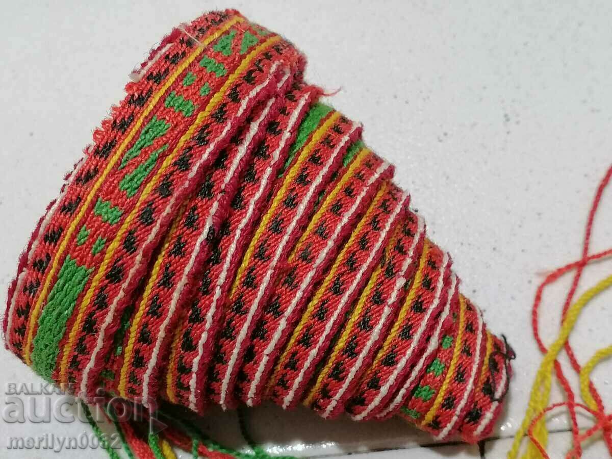 Auction Old handwoven belt, girdle, costume belt Auction Old handwoven belt, girdle, costume belt