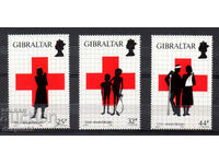 1989. Gibraltar. 125 de ani de Cruce Roșie Internațională.