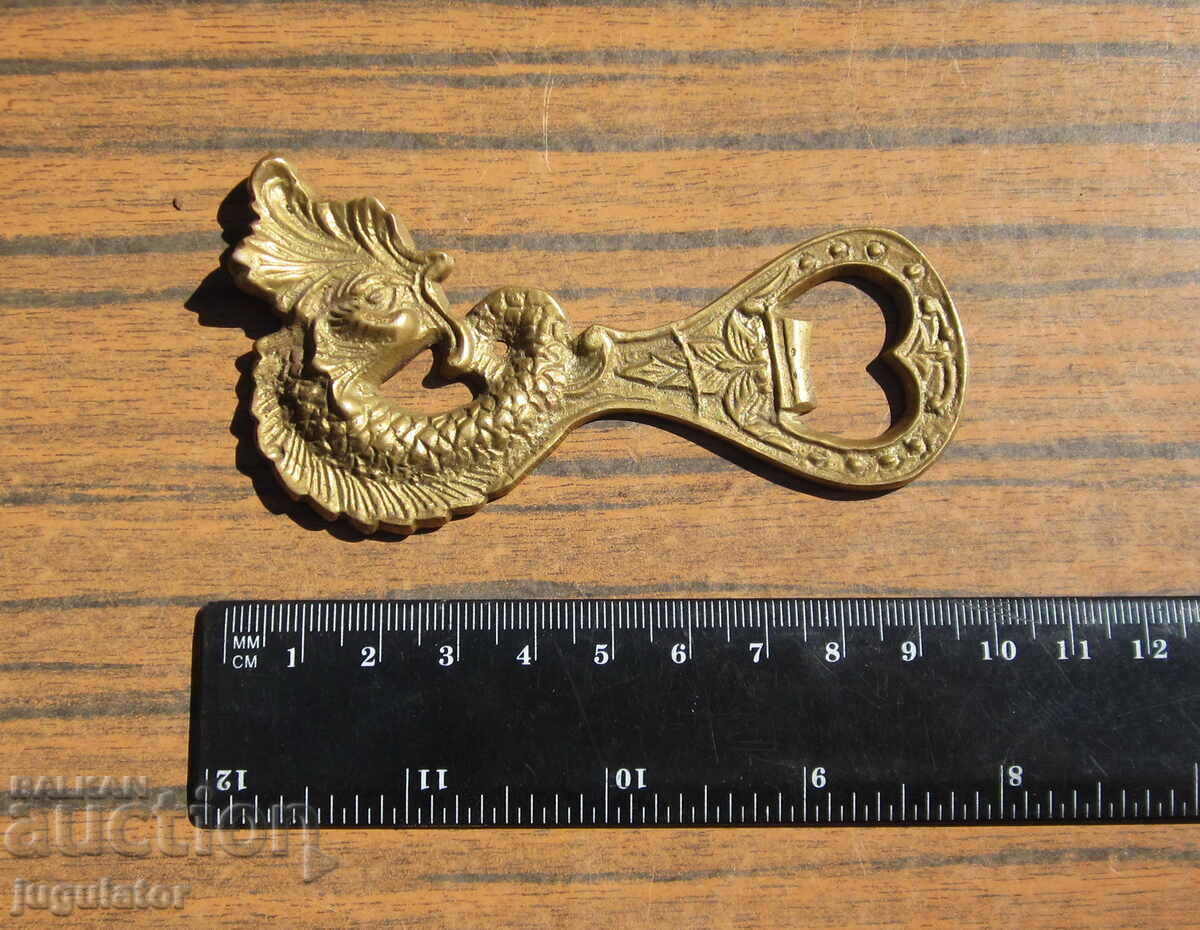 collectible antique bronze dragonfly opener - 6