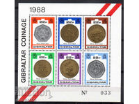 1989. Gibraltar. New coinage. Block.