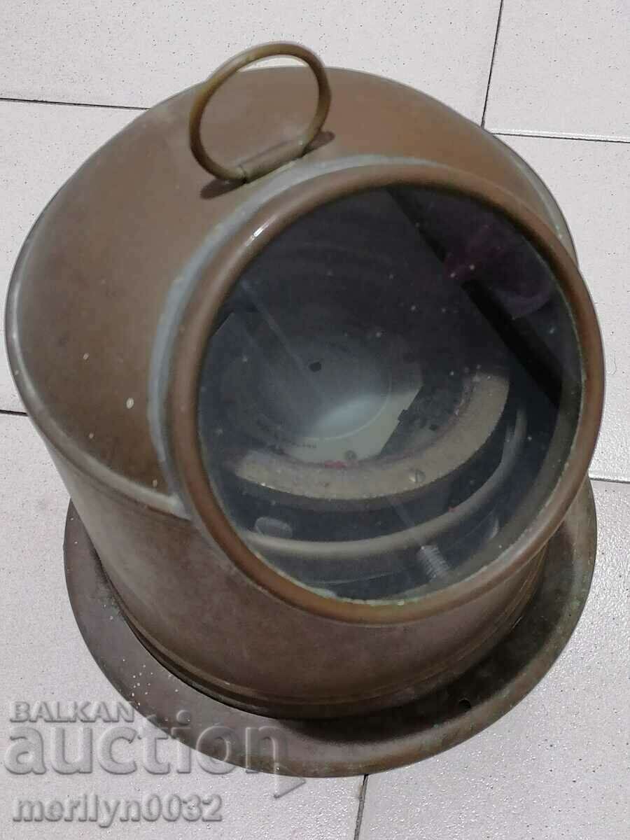 Πυξίδα στρατιωτικού πλοίου από ορείχαλκο από την παλιά Αγγλία - 6 Πυξίδα στρατιωτικού πλοίου από ορείχαλκο από την παλιά Αγγλία - 6