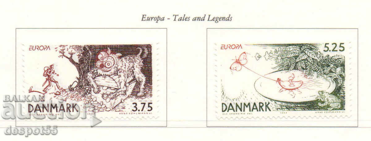 1997. Denmark. Europe - Tales and legends.