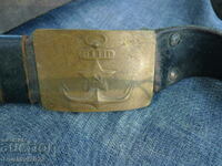 Old Navy leather belt with bronze buckle