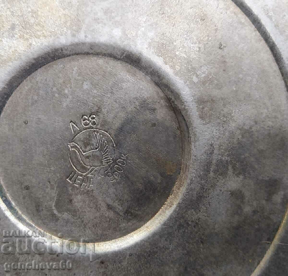 Ρωσική χρωμιωμένη ορειχάλκινη κανάτα, τσαγιέρα - 6 Ρωσική χρωμιωμένη ορειχάλκινη κανάτα, τσαγιέρα - 6