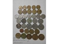 Lot of 36 different drachma coins 1976 - 2000. Greece