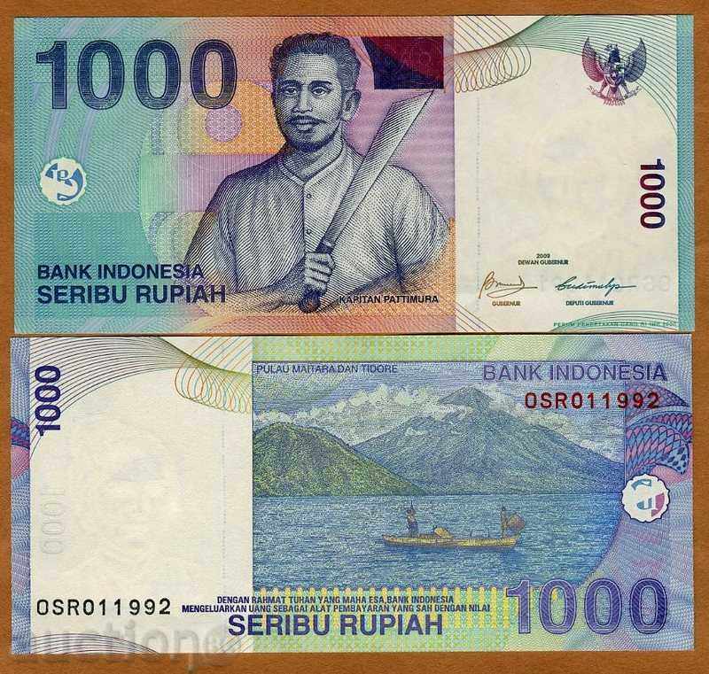 +++ INDONESIA 1000 ROIPS P 141j 2009 UNC +++