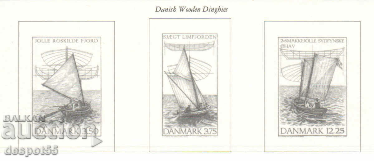 1996. Дания. Датски дървени яхти.
