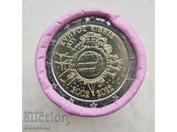 CYPRUS, 2 euro "10 YEARS EURO", 2012
