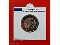Estonia, 2 euro, "Erasmus 35th Anniversary", 2022