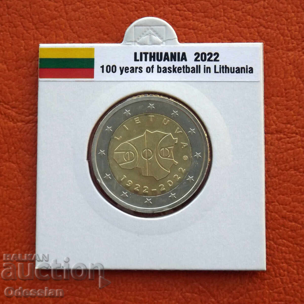 Lithuania • 2 Euro • Basketball • 2022 Lithuania • 2 Euro • Basketball • 2022