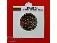 Lithuania, 2 euro, "Basketball", 2022