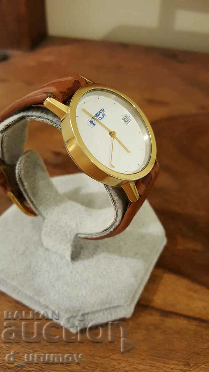 Rare vintage Mondaine VOLVO TOUR watch - for golfers with price 100.00 BGN | € 51.13 Rare vintage Mondaine VOLVO TOUR watch - for golfers with price 100.00 BGN | € 51.13