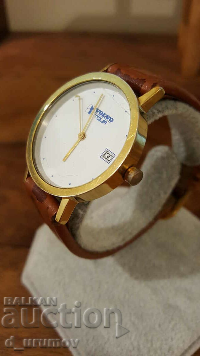 Auction Rare vintage Mondaine VOLVO TOUR watch - for golfers Auction Rare vintage Mondaine VOLVO TOUR watch - for golfers