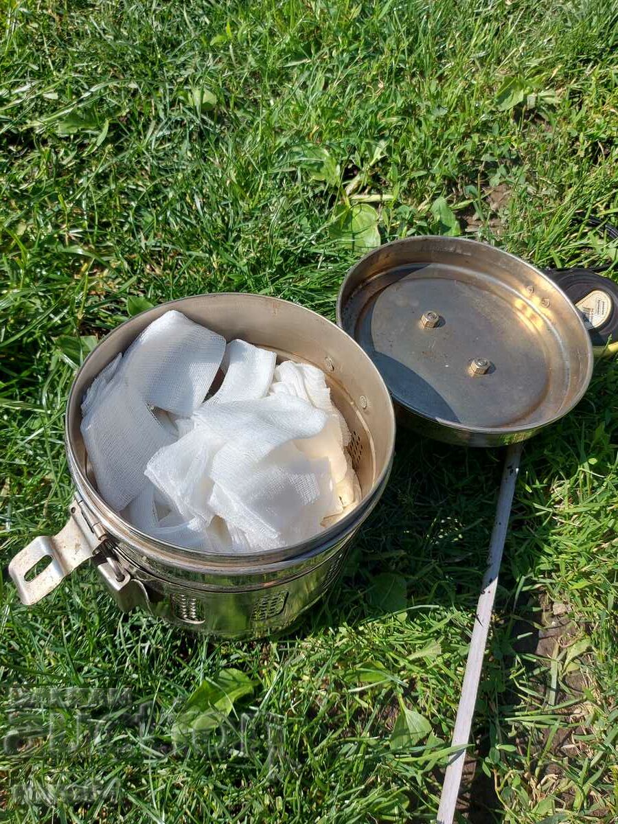 MEDICAL POT WITH TAMPONS - STAINLESS STEEL with price 35.10 BGN | € 17.95