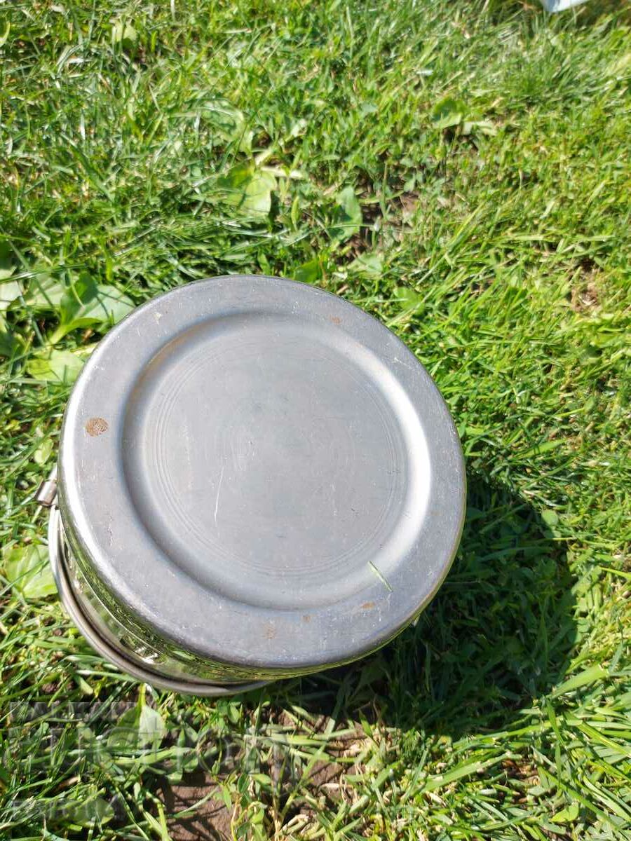 MEDICAL POT WITH TAMPONS - STAINLESS STEEL - 5