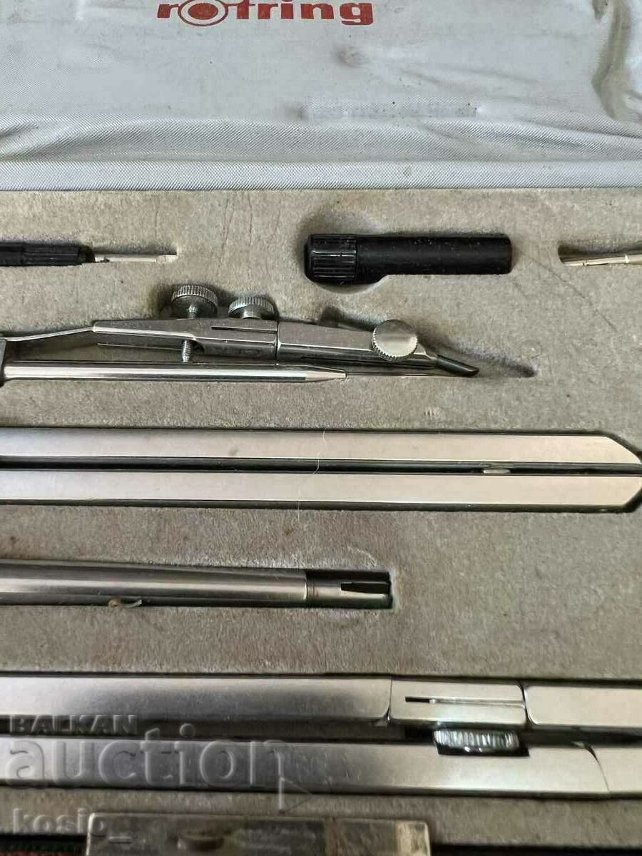 Auction Rotring Roetring ruler set Auction Rotring Roetring ruler set