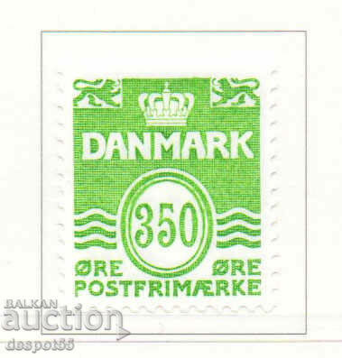 1992. Danemarca. Ediție obișnuită - linii ondulate.
