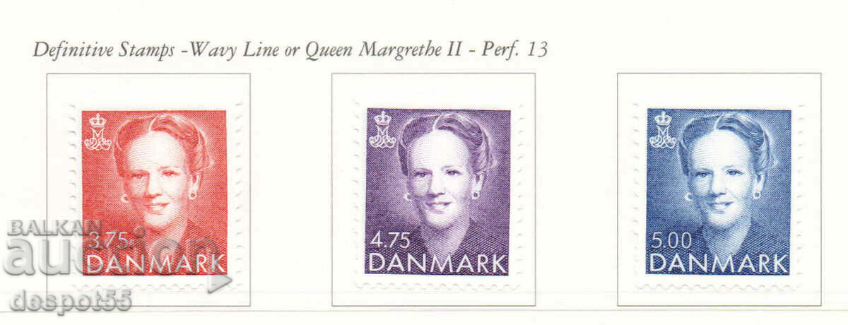 1992. Danemarca. Regina Margrethe a II-a.