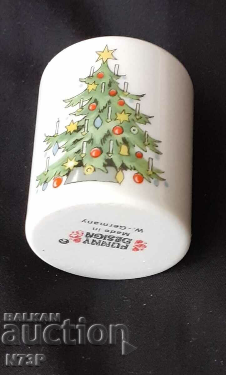 OLD PORCELAIN CANDLESTICK. W.GERMANY. with price 6.00 BGN | € 3.07 OLD PORCELAIN CANDLESTICK. W.GERMANY. with price 6.00 BGN | € 3.07