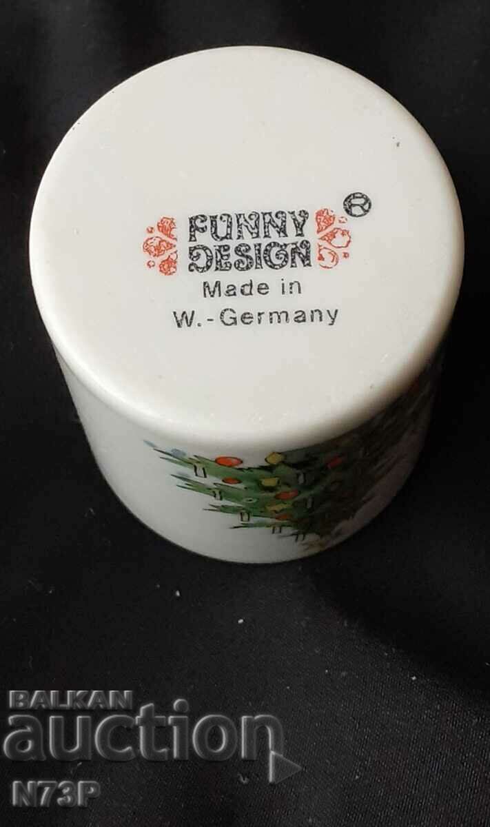 Delivery of OLD PORCELAIN CANDLESTICK. W.GERMANY. Delivery of OLD PORCELAIN CANDLESTICK. W.GERMANY.