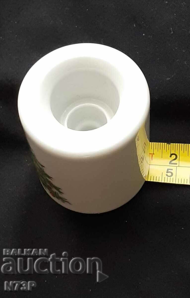 OLD PORCELAIN CANDLESTICK. W.GERMANY. - 6 OLD PORCELAIN CANDLESTICK. W.GERMANY. - 6