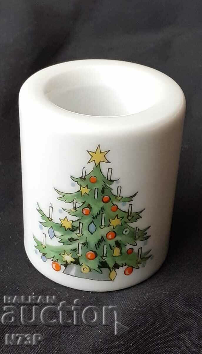 OLD PORCELAIN CANDLESTICK. W.GERMANY. - 7 OLD PORCELAIN CANDLESTICK. W.GERMANY. - 7