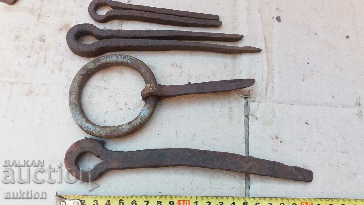 FORGED DOOR HINGES - 5 FORGED DOOR HINGES - 5