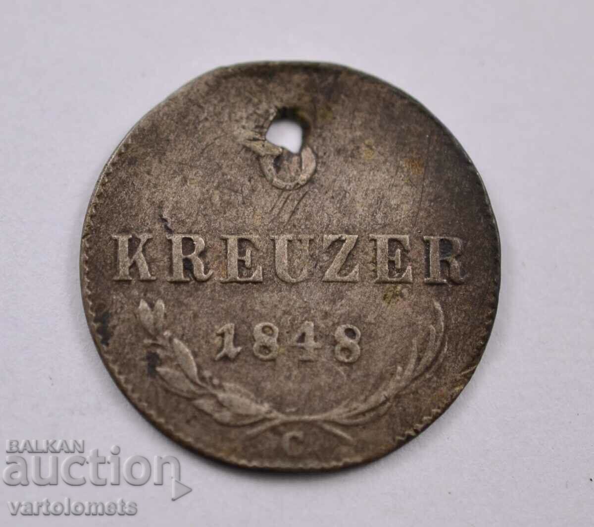 6 кройцера 1848 - Австрия
