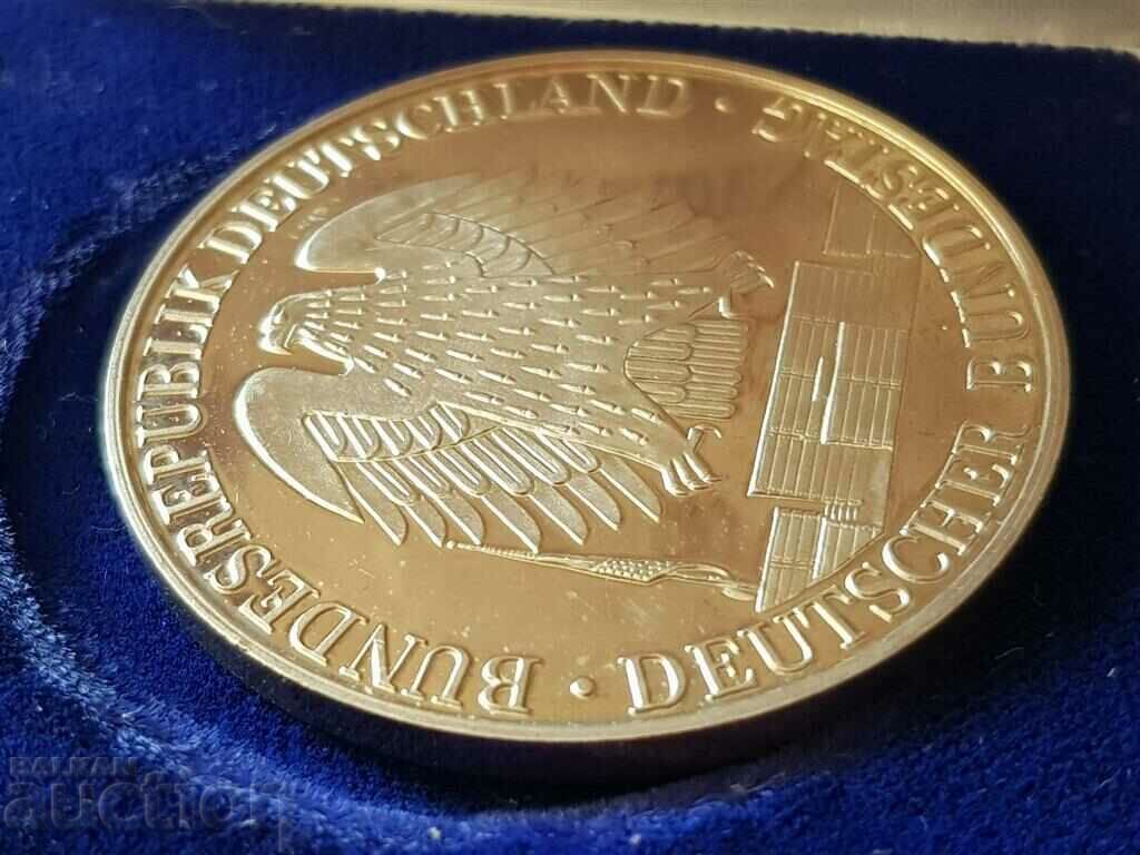 Παράδοση Γερμανικό ασημένιο νόμισμα μετάλλιο Ομοσπονδιακής Δημοκρατίας της Γερμανίας